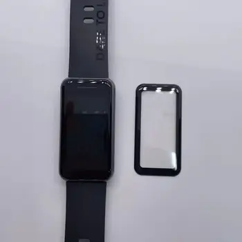 3D Išlenkti Krašto Apsaugos Plėvelė Realme Band 2 Smartwatch Screen Protector, Priedai Realme Band 2 (Ne Stiklo) Nuotrauka 2