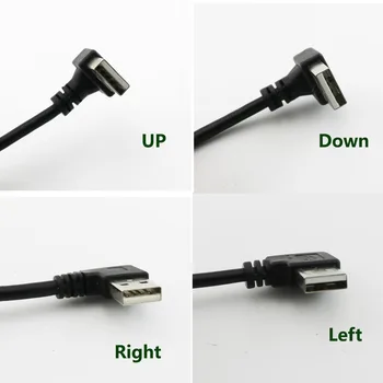 10vnt USB 3.0 Kairysis Kampas A Male į USB 3.0 Moteriška M/F Pratęsimo Duomenų Kabelis 50cm Nuotrauka 2
