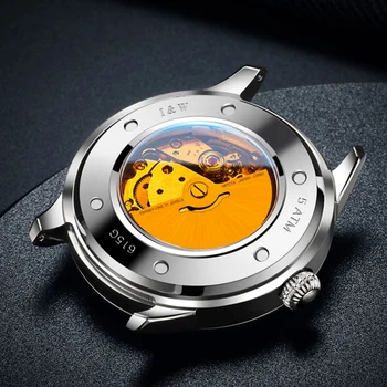 Karnavalas Prekės High-end IW Serijos Moterų Mechaniniai Laikrodžiai MIYOTA Automatinis laikrodis Safyras Nerūdijančio Plieno, atsparus Vandeniui Laikrodis Nuotrauka 2