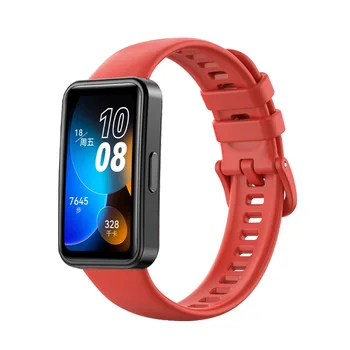 Dirželis Huawei Juosta 8 Sporto Smart Žiūrėti Dirželis Minkštos TPU Apyrankė Watchband už 